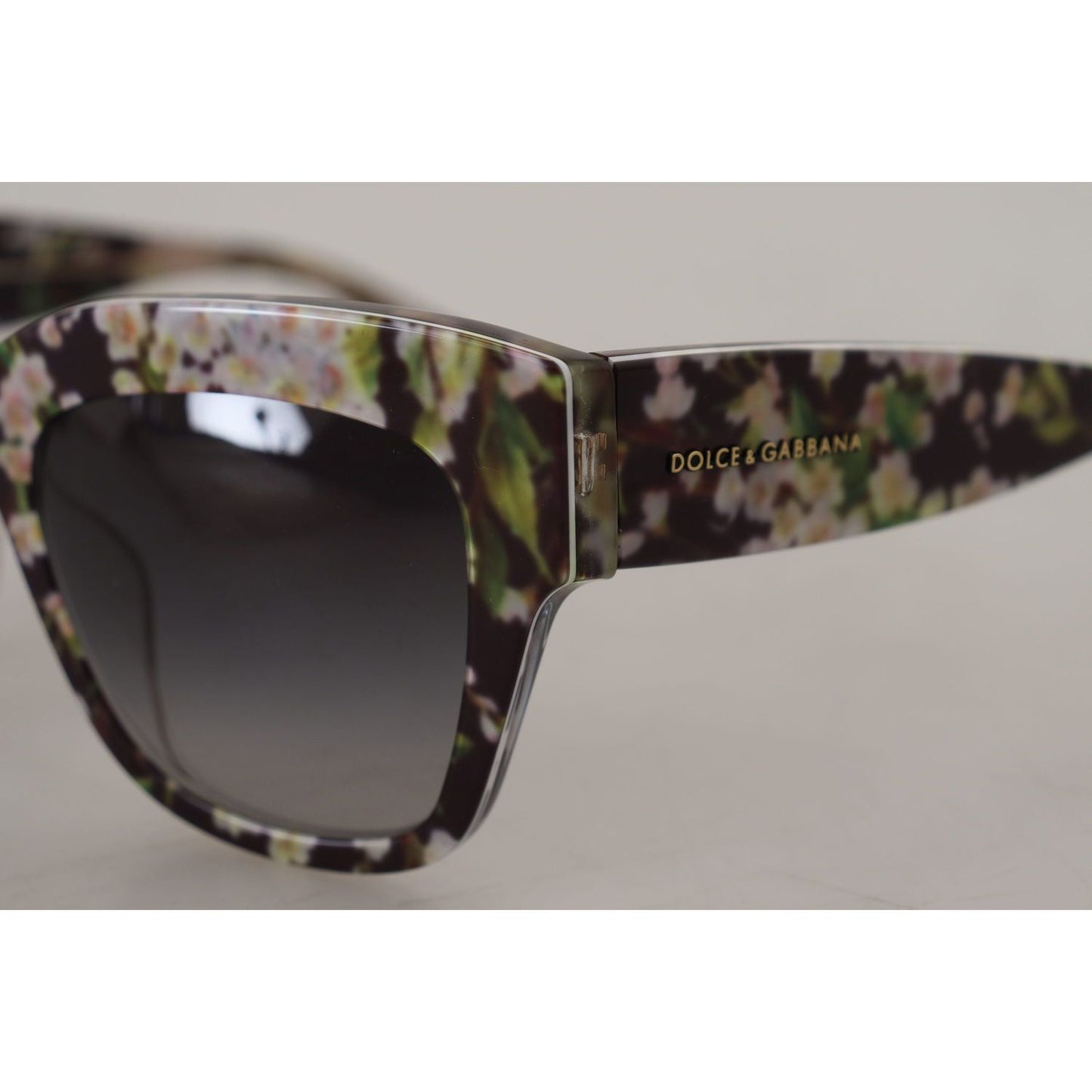 Dolce & Gabbana Elegant Multicolor Gradient Sunglasses Dolce & Gabbana Dark Gray