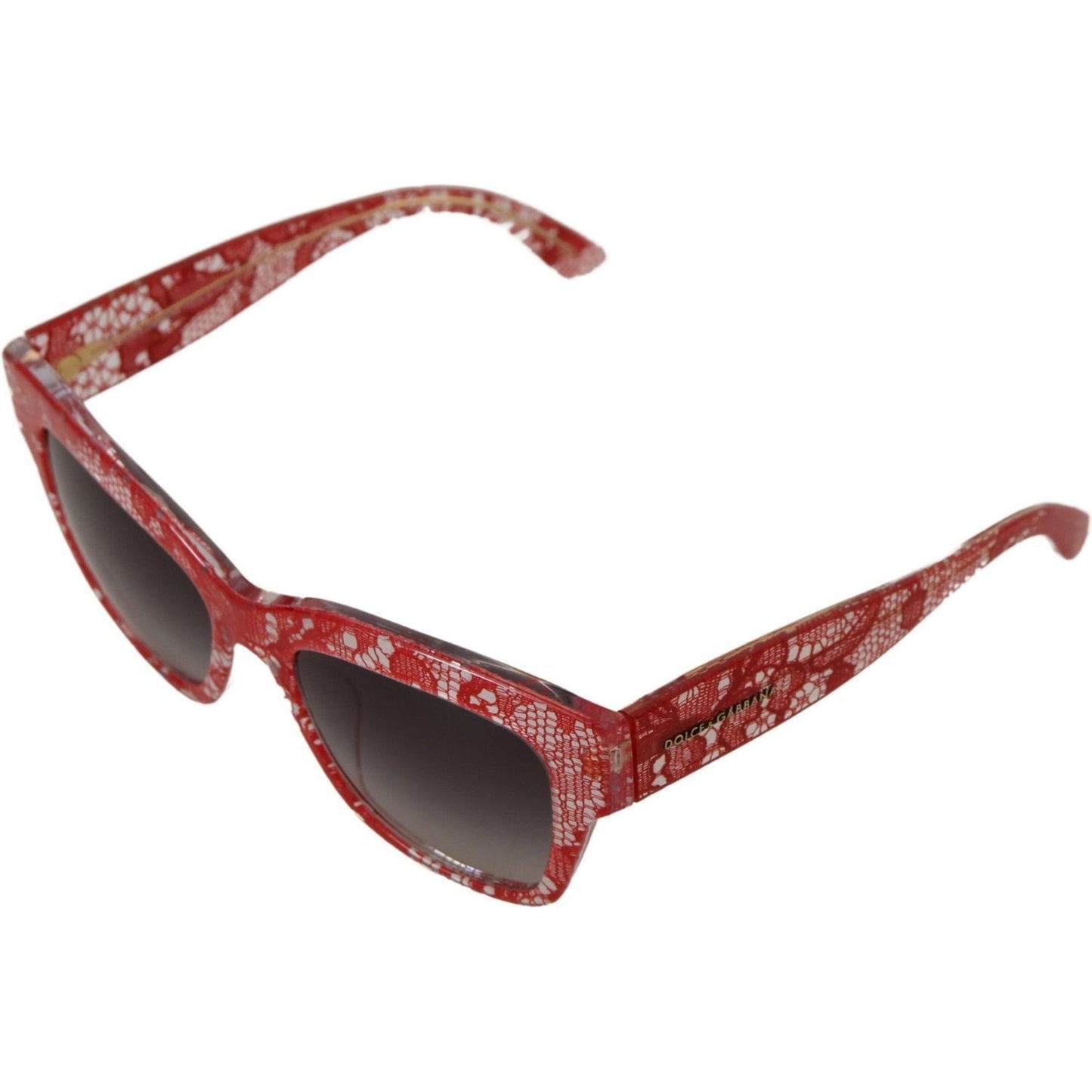 Dolce & Gabbana Sicilian Lace Accented Designer Sunglasses Dolce & Gabbana Sienna