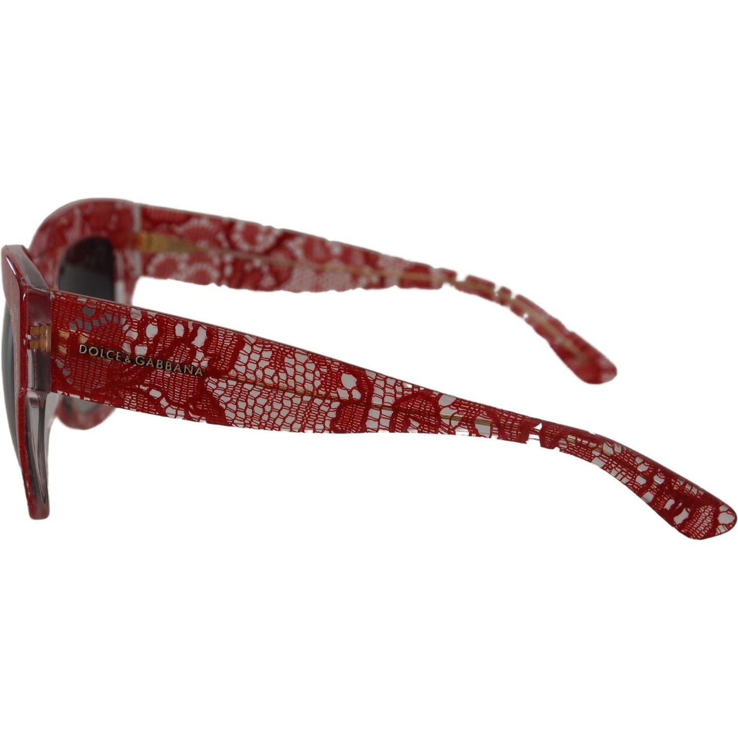 Dolce & Gabbana Chic Sicilian Lace Tinted Sunglasses Dolce & Gabbana Saddle Brown