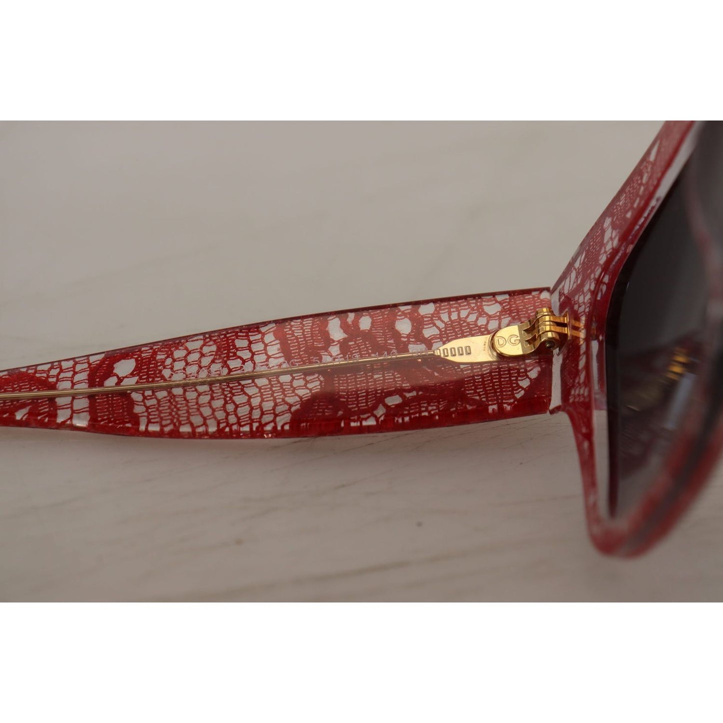 Dolce & Gabbana Chic Sicilian Lace Tinted Sunglasses Dolce & Gabbana Rosy Brown