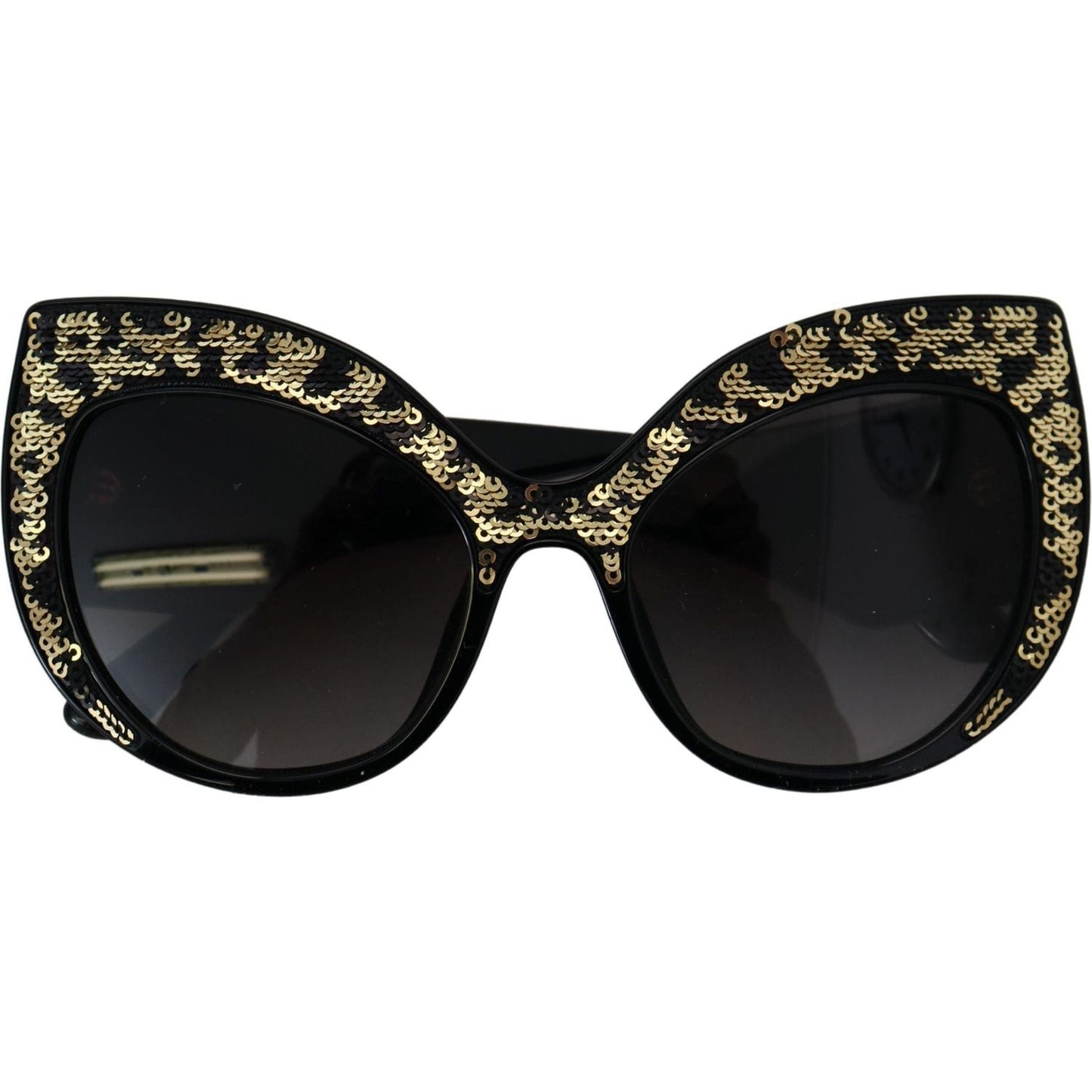 Dolce & Gabbana Butterfly Polarized Sequin Sunglasses Dolce & Gabbana Black