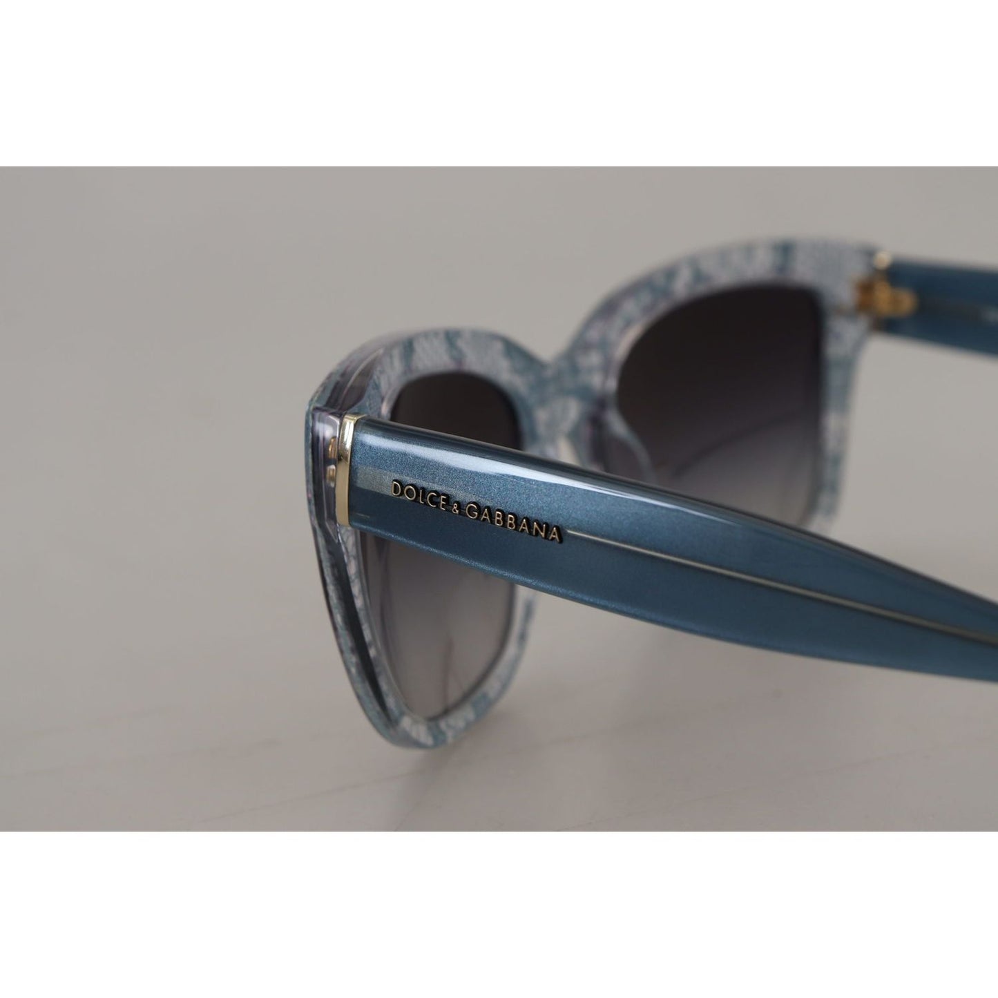 Dolce & Gabbana Elegant Sicilian Lace-Infused Women's Sunglasses Dolce & Gabbana Dark Gray