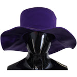 Dolce & Gabbana Purple Silk Stretch Top Hat HAT9409 - 5