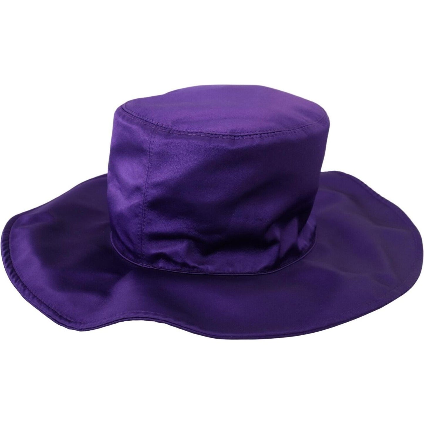 Dolce & Gabbana Purple Silk Stretch Top Hat HAT9409 - 5