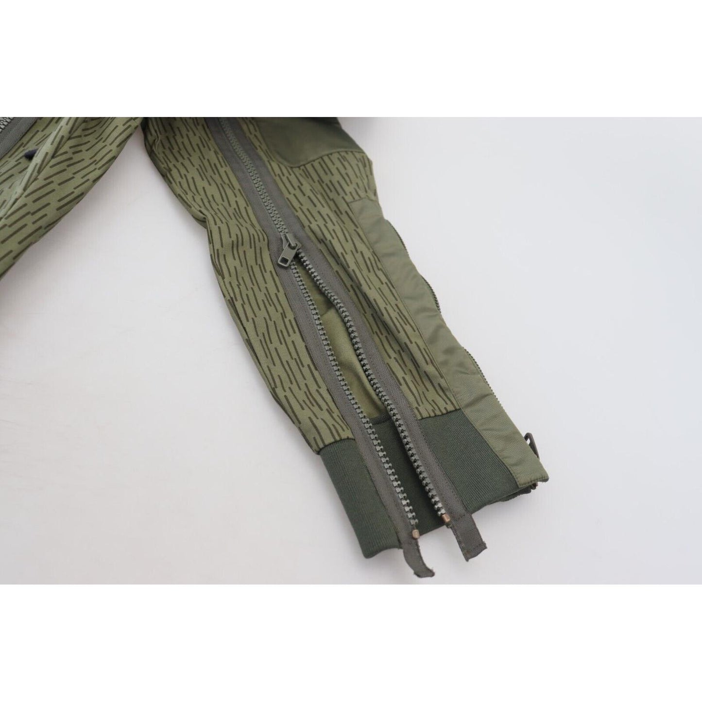 Dolce & Gabbana Elegant Green Cotton Blend Pants Dolce & Gabbana Light Gray