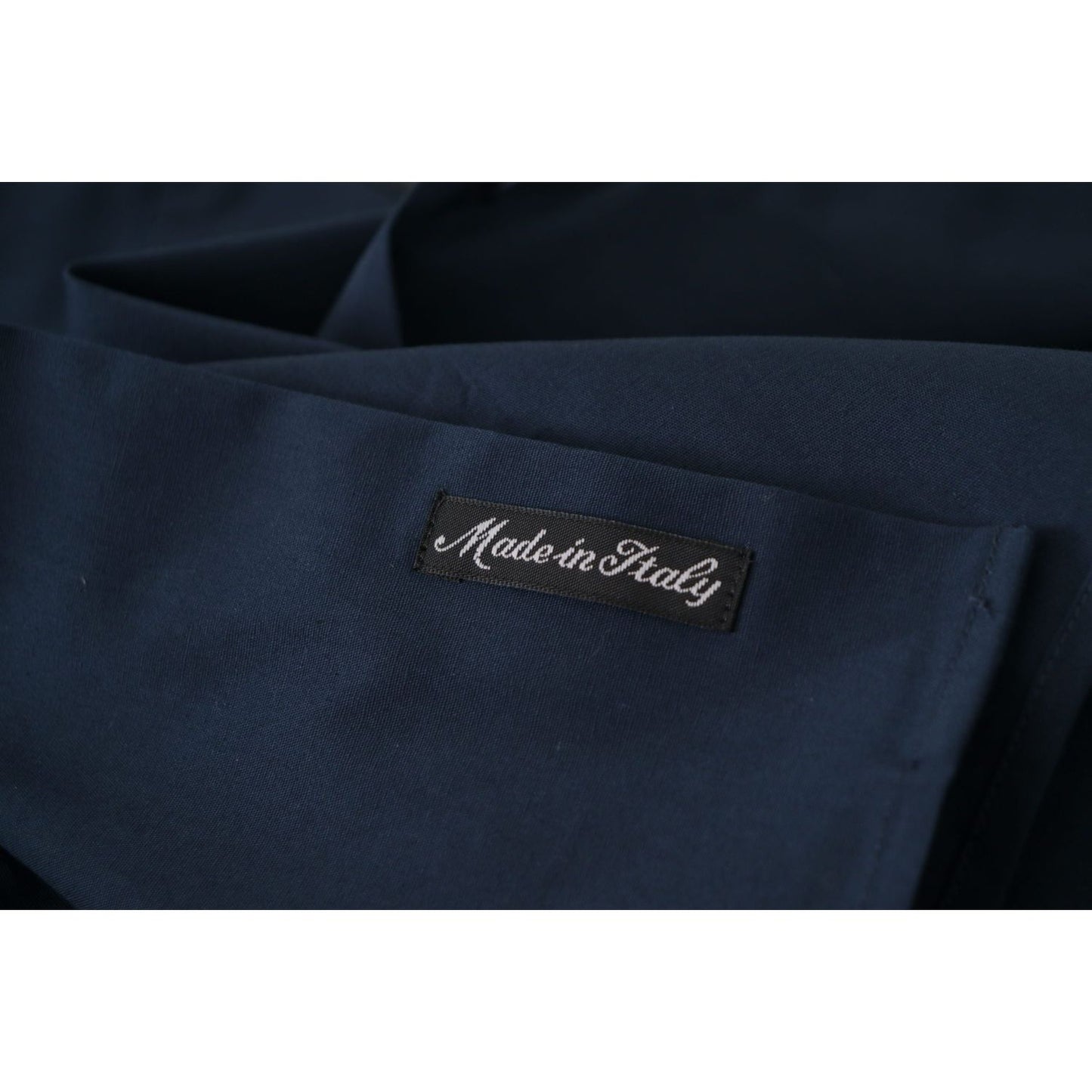 Roberto Cavalli Navy Elegance Cotton Dress Shirt Roberto Cavalli Dark Slate Gray