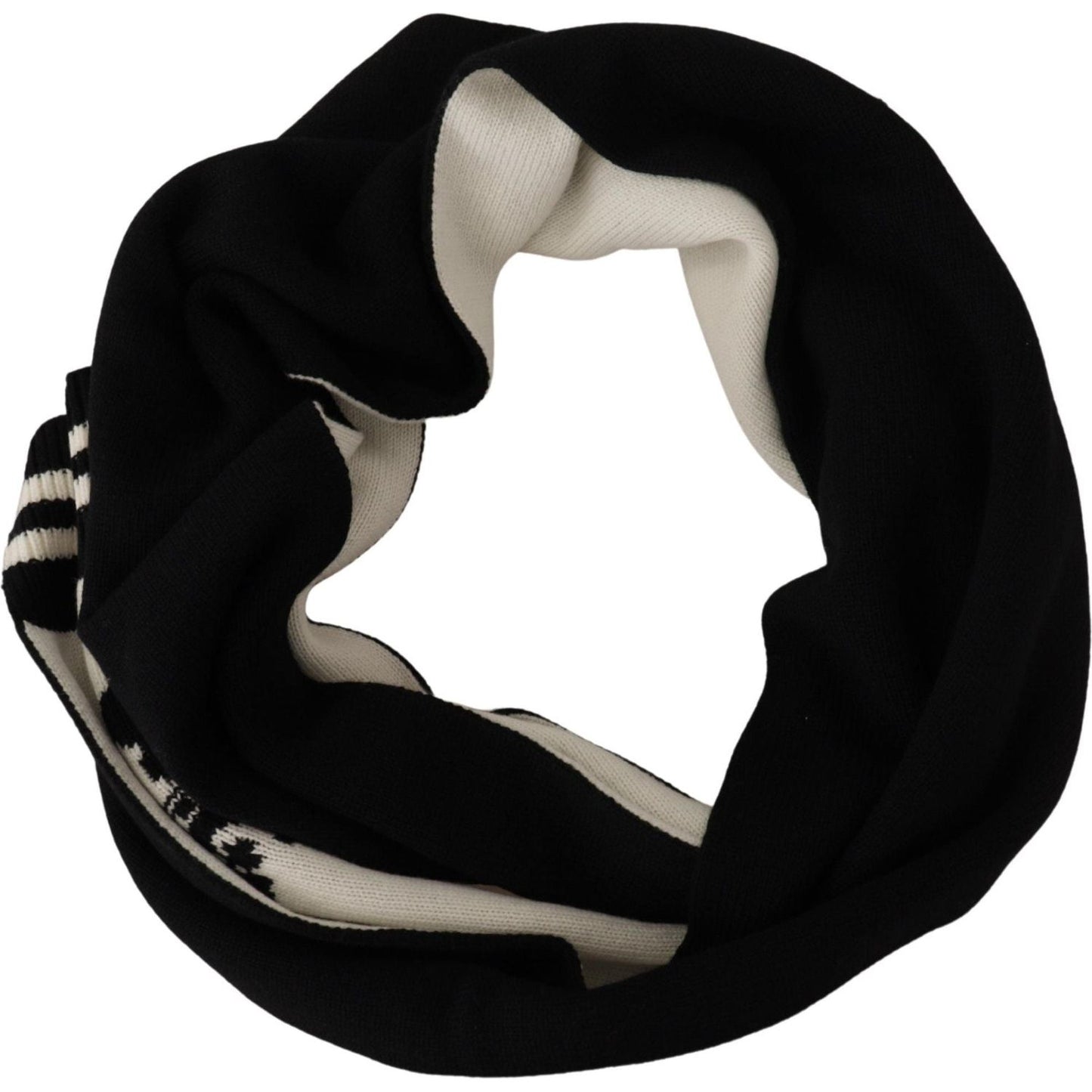 Dolce & Gabbana Elegant Cashmere Men's Scarf Wrap Dolce & Gabbana Black