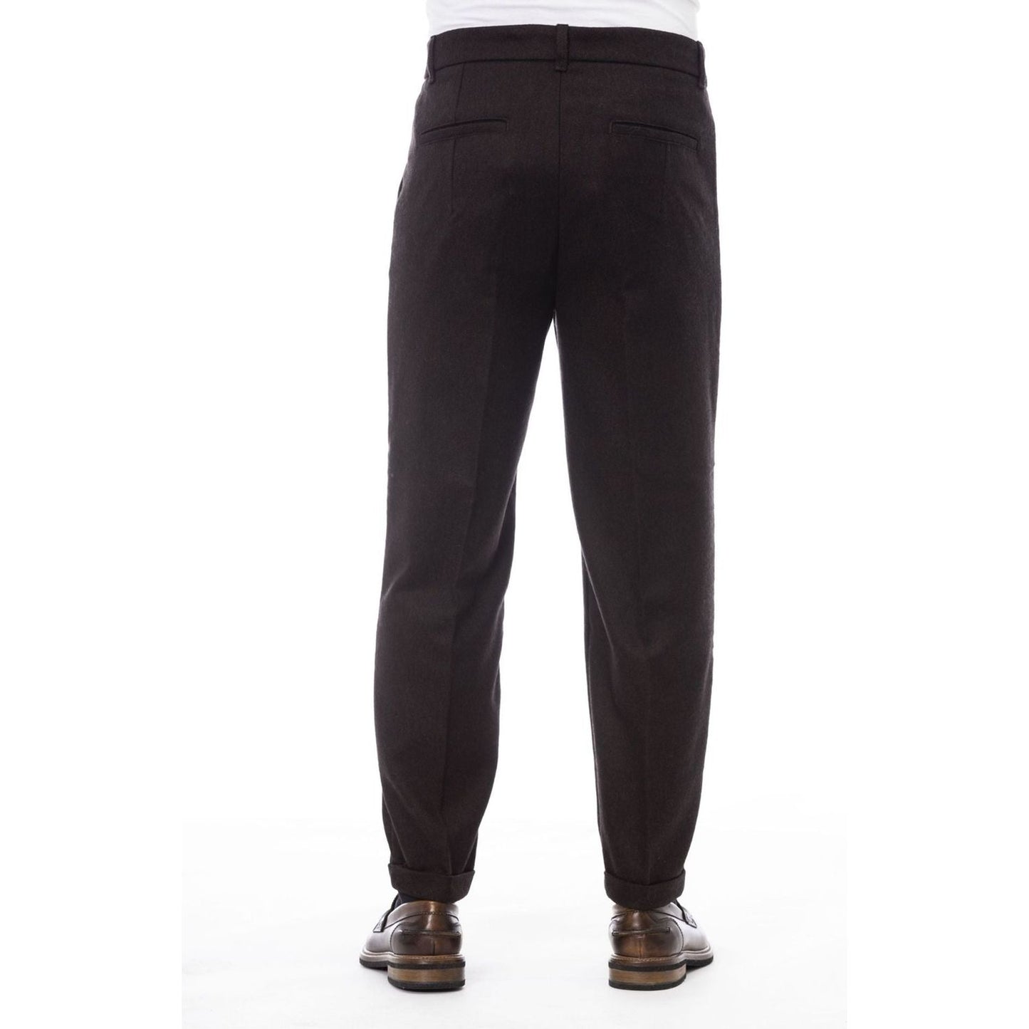 Alpha Studio Trousers Trousers Alpha Studio White Smoke