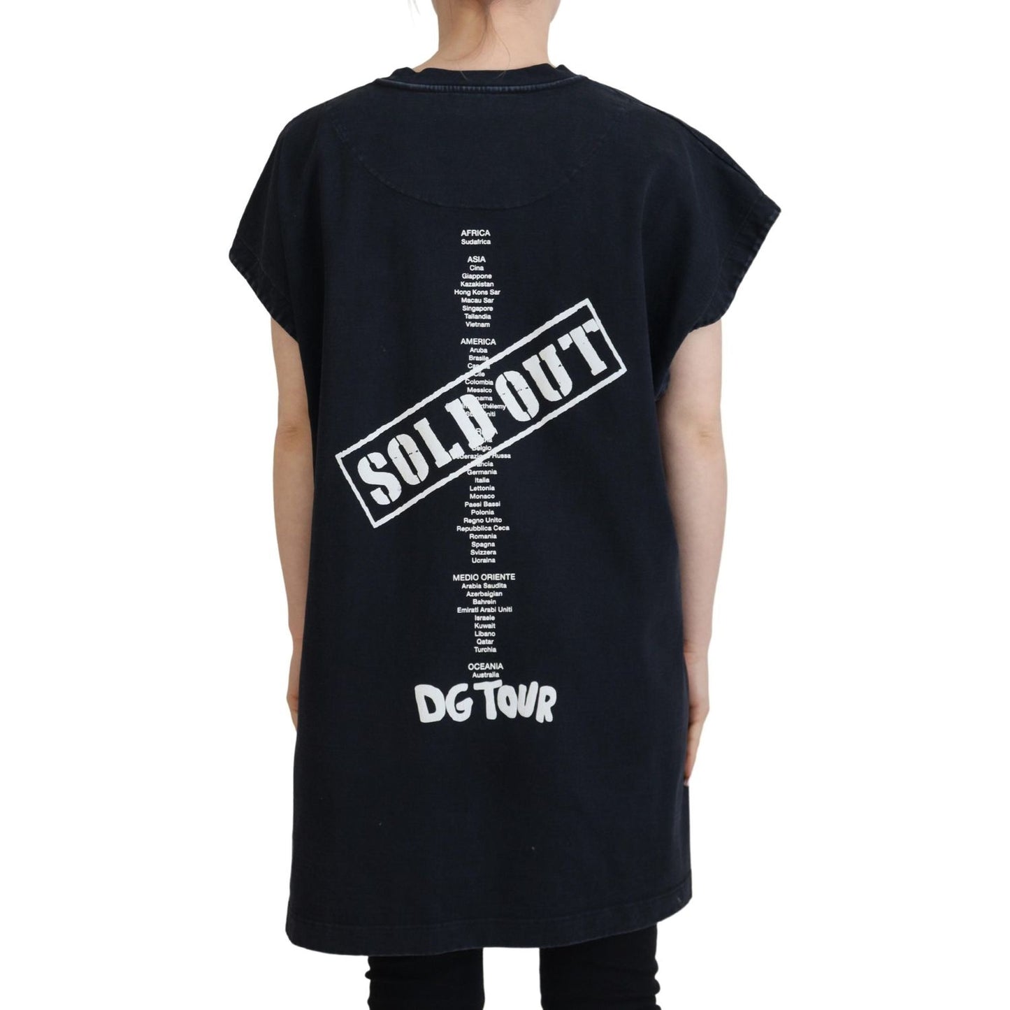 Dolce & Gabbana Elegant Cotton Round Neck Tee with Print Dolce & Gabbana Black