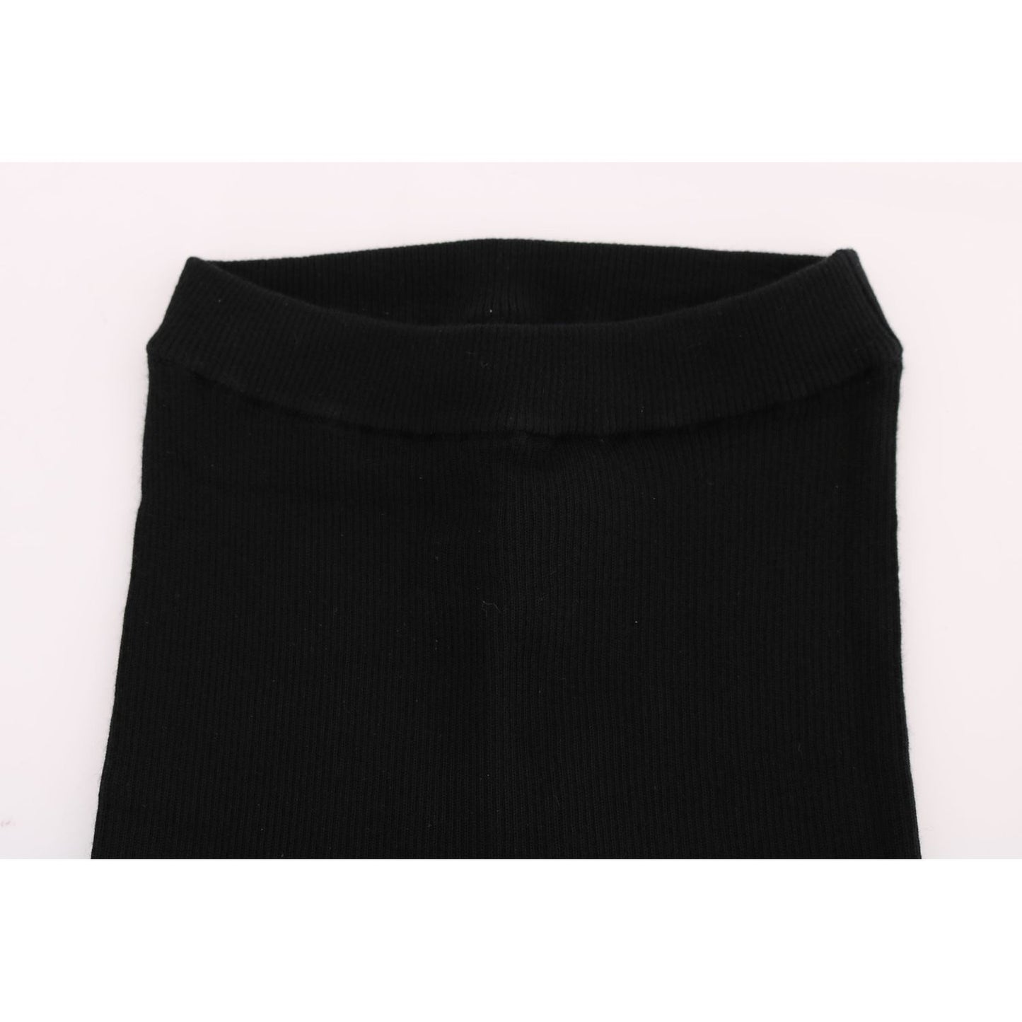 Dolce & Gabbana Elegant Black Cashmere Pants Dolce & Gabbana Black