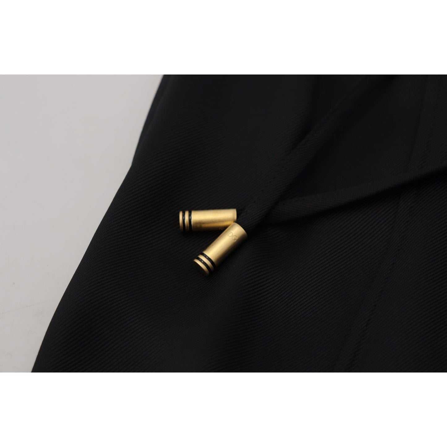 Dolce & Gabbana Elegant Black Cotton Pants Dolce & Gabbana Black