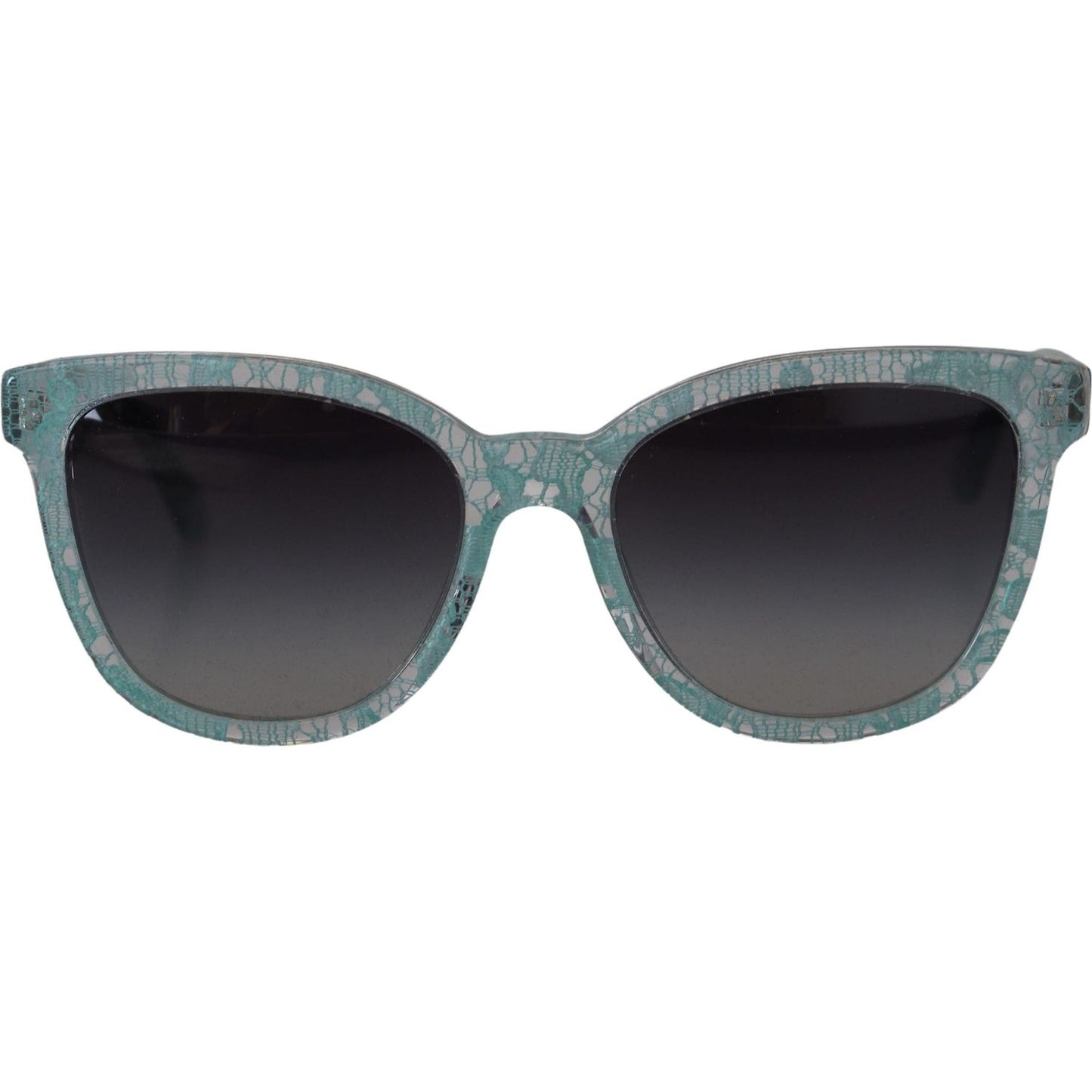 Dolce & Gabbana Sicilian Lace Crystal-Infused Sunglasses Dolce & Gabbana Dark Slate Gray