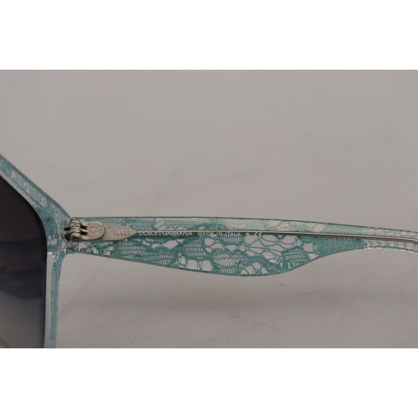 Dolce & Gabbana Sicilian Lace Crystal-Infused Sunglasses Dolce & Gabbana Dark Gray