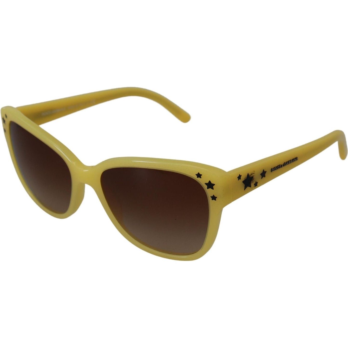 Dolce & Gabbana Chic Yellow Acetate Gradient Sunglasses Dolce & Gabbana Dark Olive Green