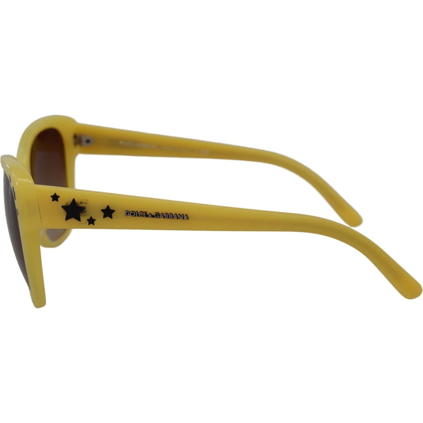 Dolce & Gabbana Chic Yellow Acetate Gradient Sunglasses Dolce & Gabbana Dark Goldenrod