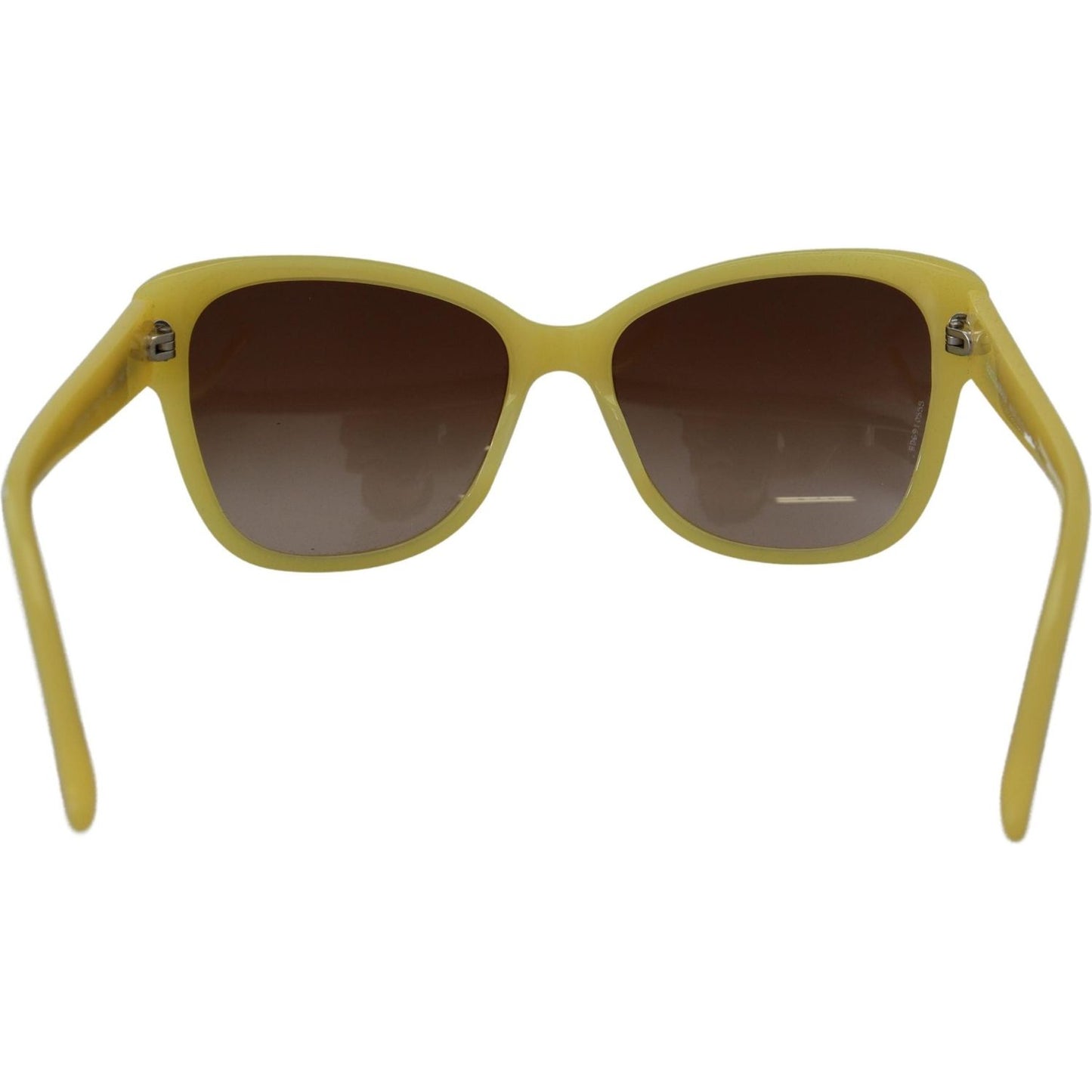 Dolce & Gabbana Chic Yellow Acetate Gradient Sunglasses Dolce & Gabbana Dark Olive Green