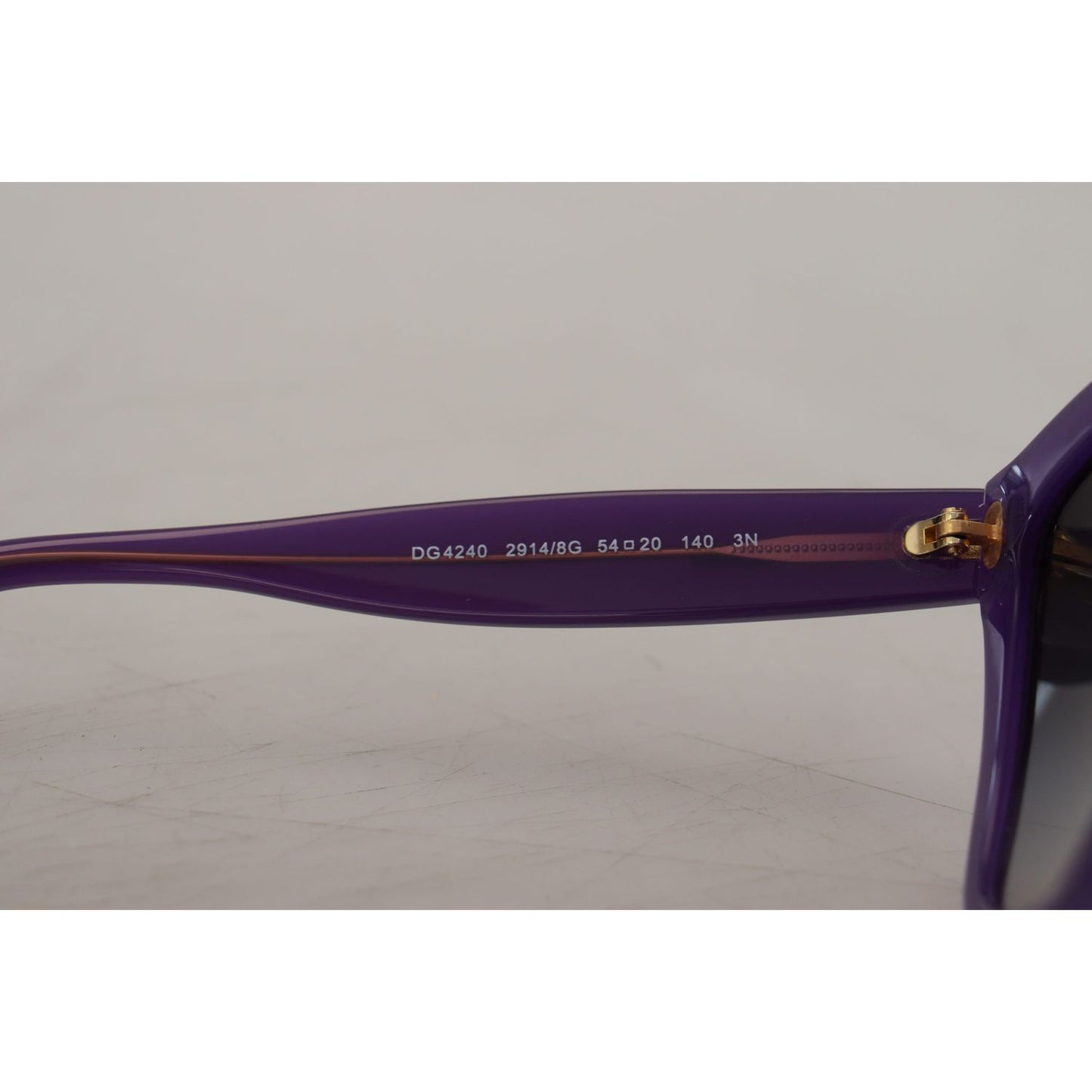 Dolce & Gabbana Elegant Purple Gradient Lens Sunglasses Dolce & Gabbana Dark Gray