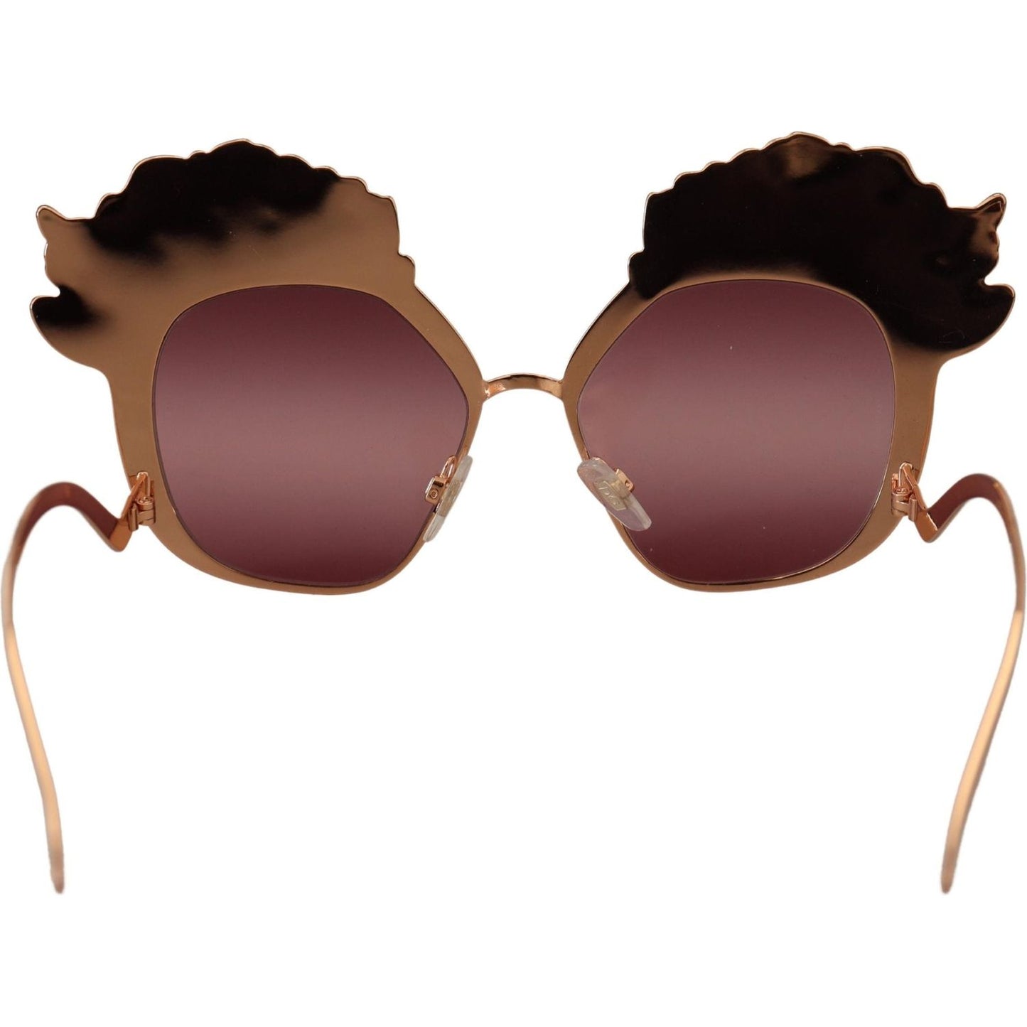 Dolce & Gabbana Chic Rose Sequin Embroidered Sunglasses Dolce & Gabbana Sienna