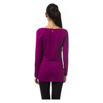 BYBLOS Purple Viscose Women Top BY-17697-IT42|M