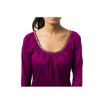 BYBLOS Purple Viscose Women Top BY-17697-IT42|M