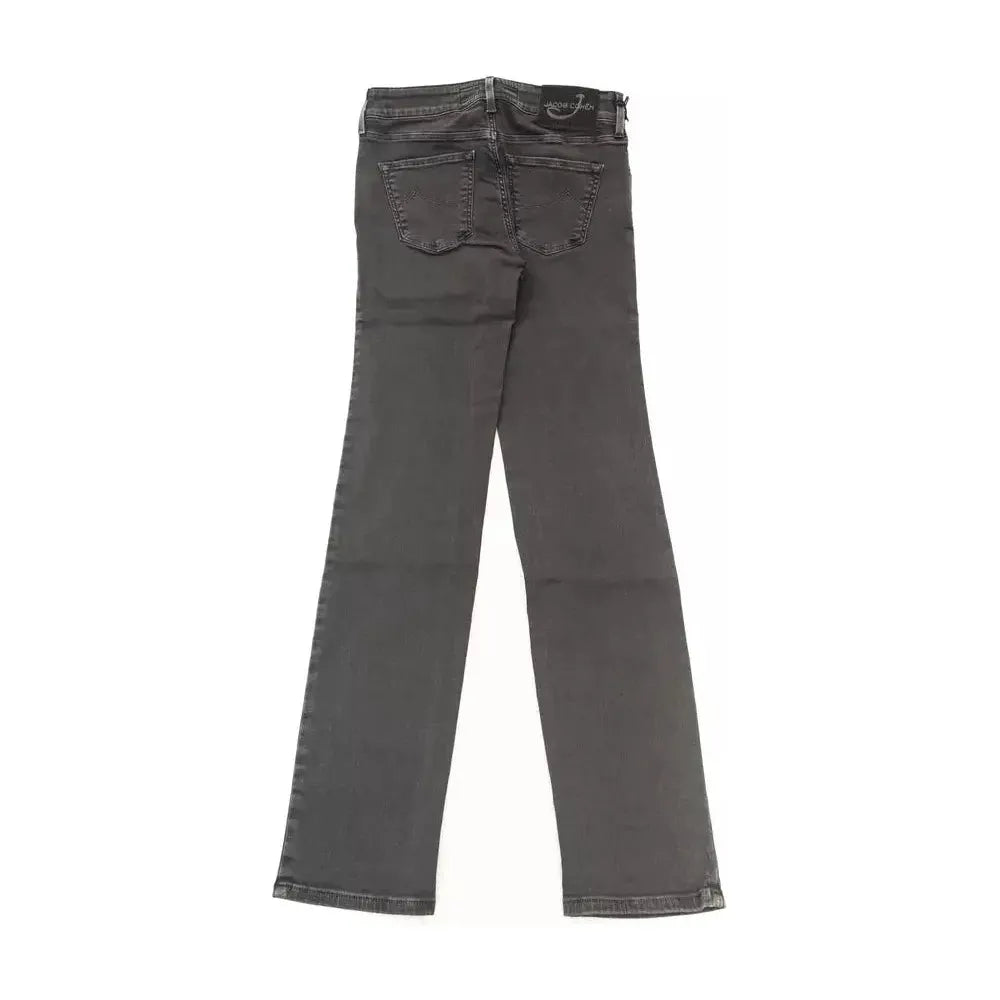 Jacob Cohen Black Cotton Women Jeans Jacob Cohen Dark Slate Gray