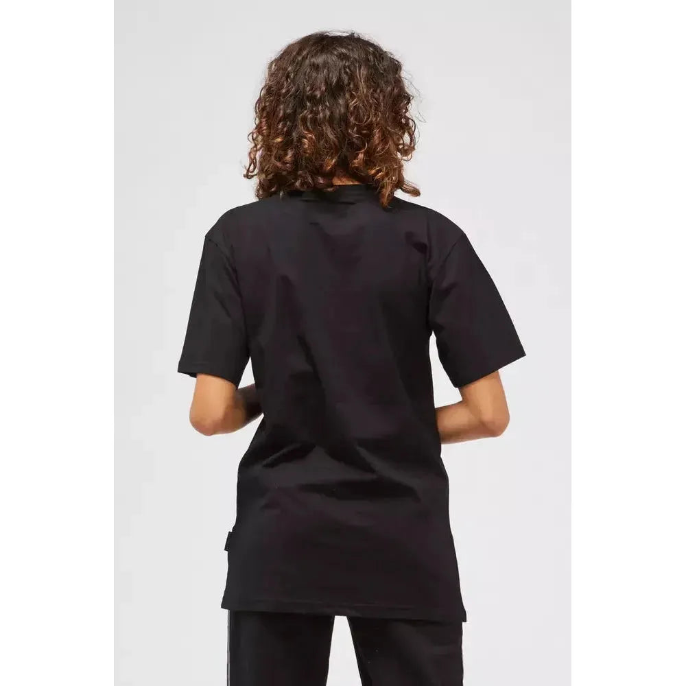 Custo Barcelona Black Cotton Women's T-Shirt Custo Barcelona Lavender