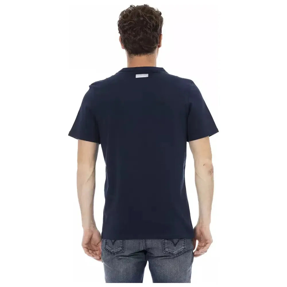 Bikkembergs Army Cotton Men T-Shirt Bikkembergs Dark Slate Gray