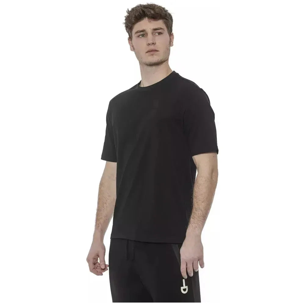 Tond Black Cotton Men's T-Shirt Tond Dark Slate Gray