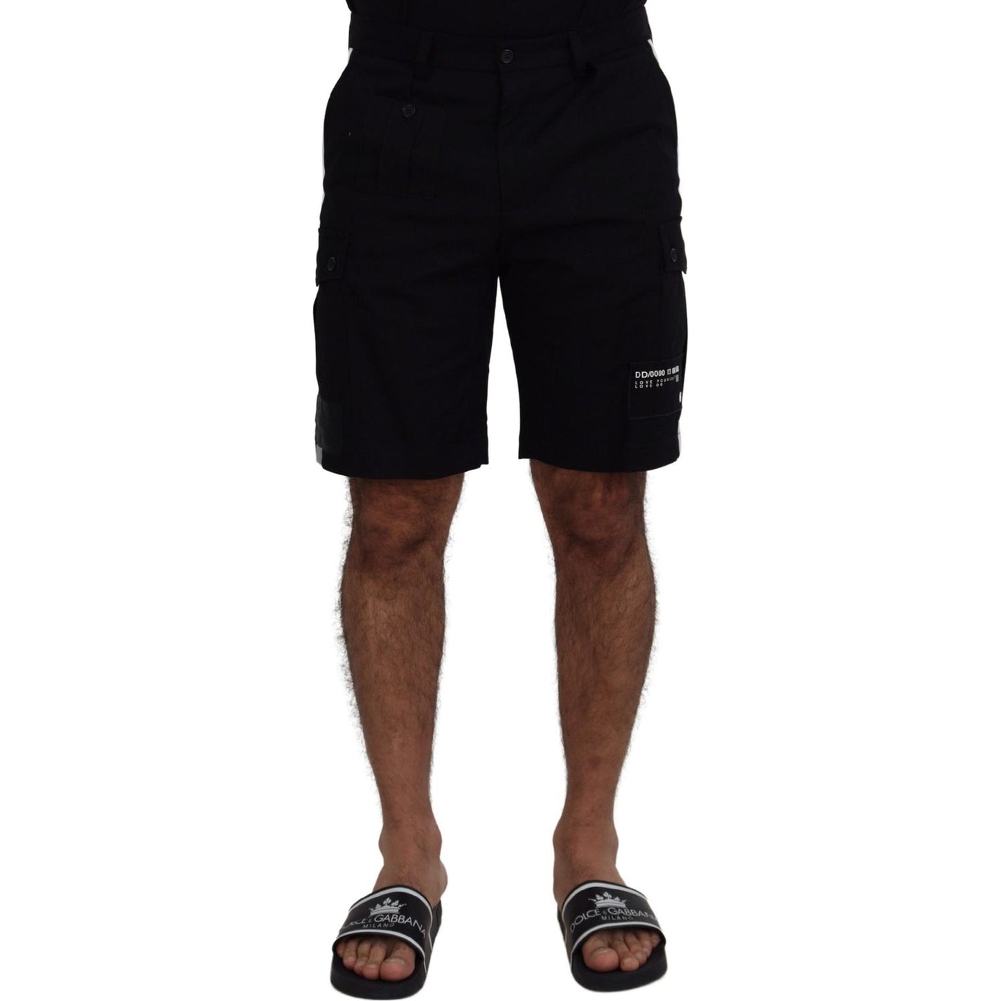 Dolce & Gabbana Elegant MainLine Black Shorts Dolce & Gabbana Black