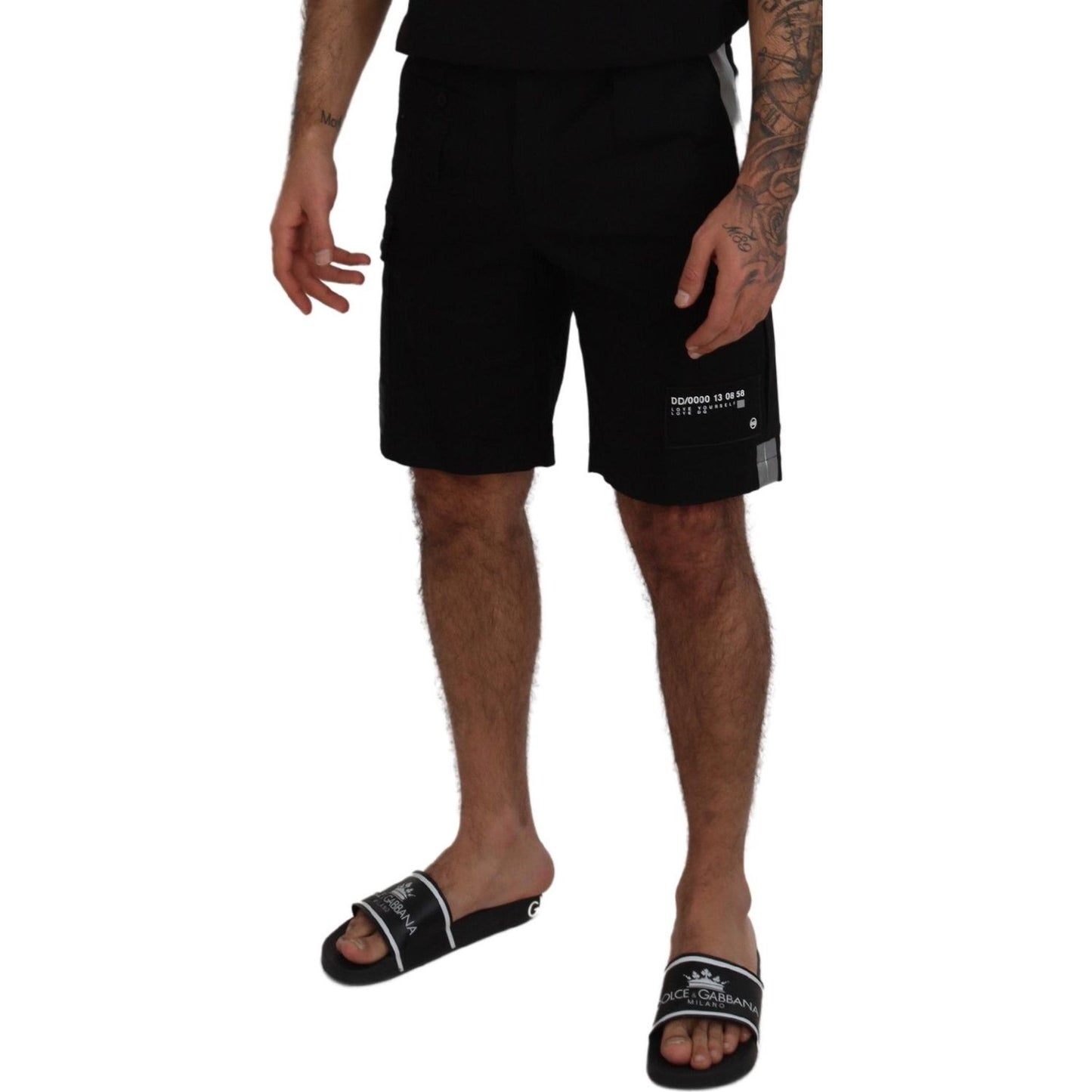 Dolce & Gabbana Elegant MainLine Black Shorts Dolce & Gabbana Black