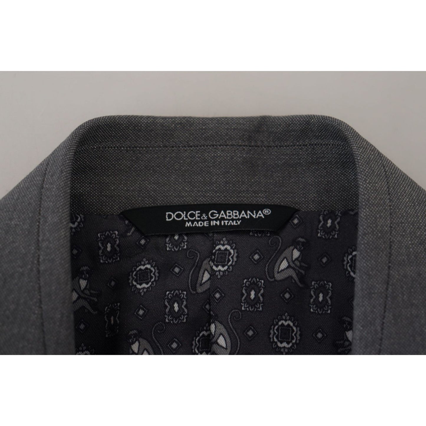 Dolce & Gabbana Elegant Light Gray Sicilia Blazer Jacket Dolce & Gabbana Dark Slate Gray