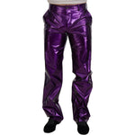 Dolce & Gabbana Purple Shining Men Casual Pants PAN74276 - 44