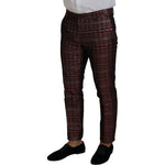 Dolce & Gabbana Bordeaux Fantasy Slim Fit Two-Piece Suit Dolce & Gabbana Black