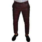 Dolce & Gabbana Bordeaux Fantasy Slim Fit Two-Piece Suit Dolce & Gabbana Black