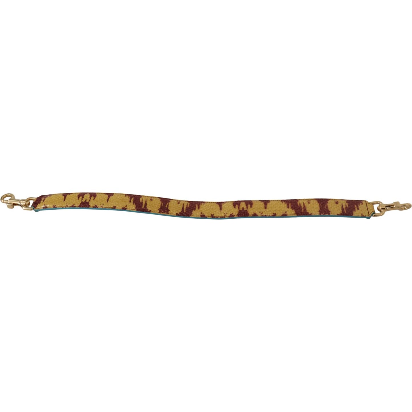 Dolce & Gabbana Elegant Ayers Leather Bag Strap Dolce & Gabbana Sienna