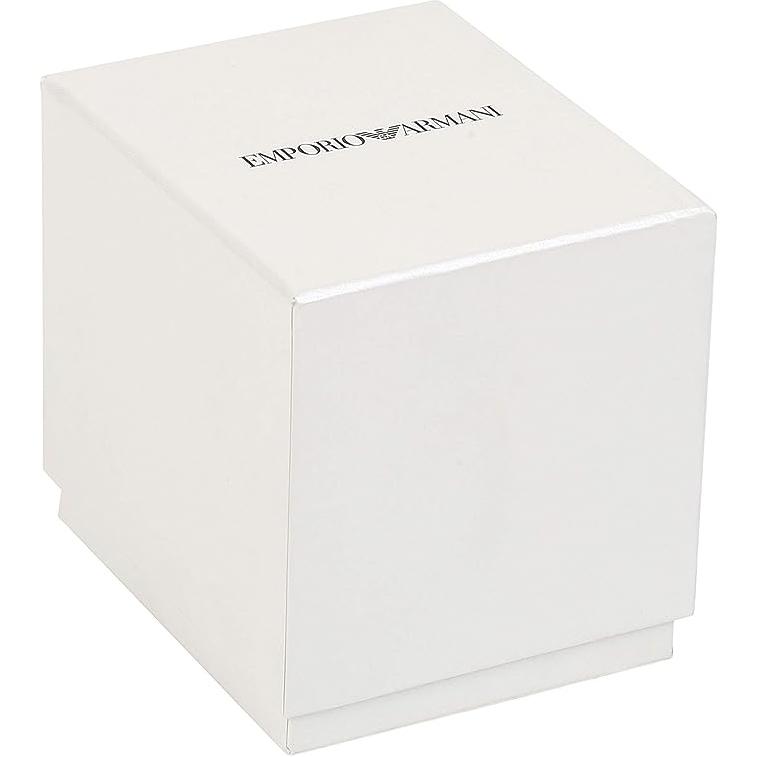 Emporio Armani Elegant Two-Tone Crystal Pave Watch Emporio Armani Beige