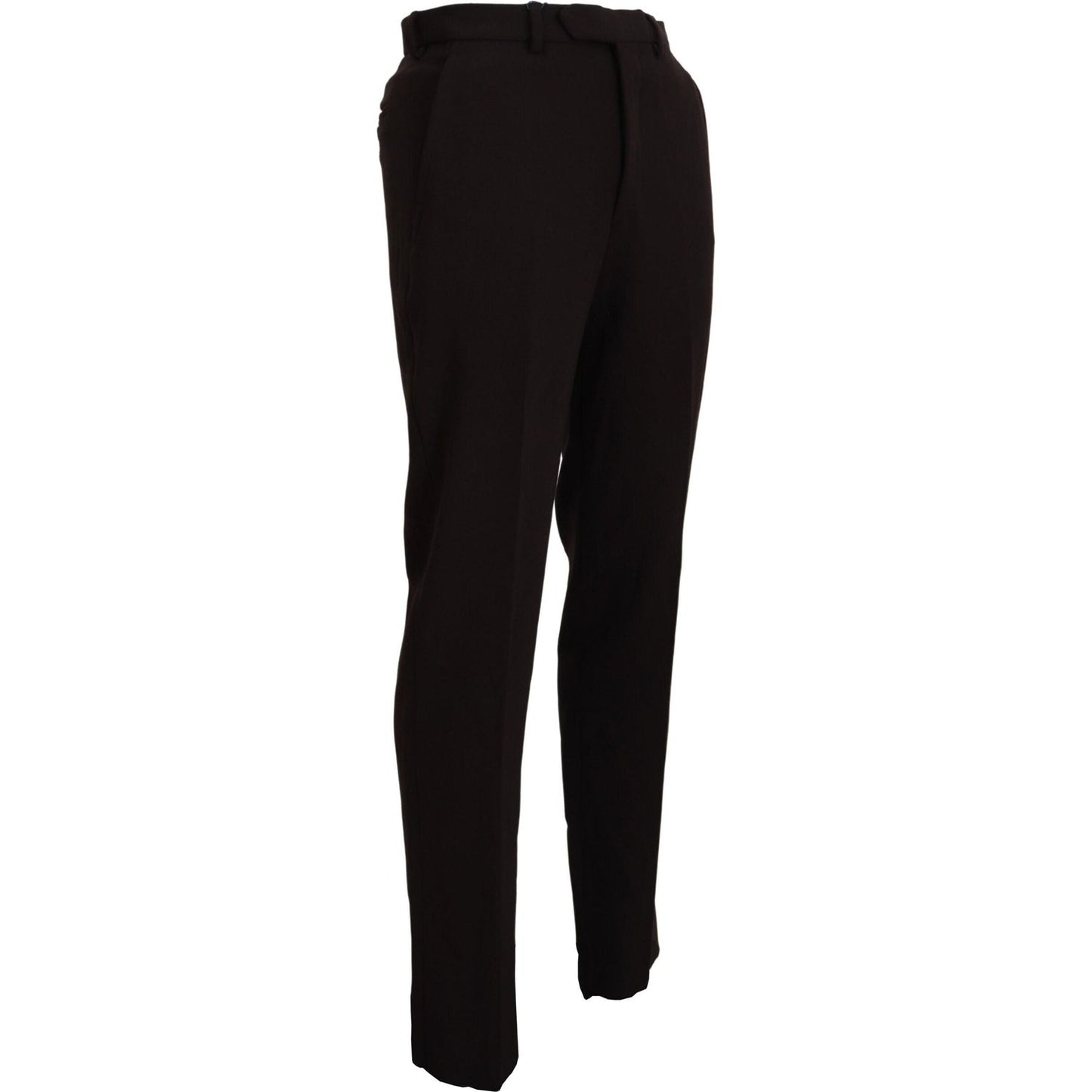 BENCIVENGA Elegant Italian Brown Pants for Men BENCIVENGA Black