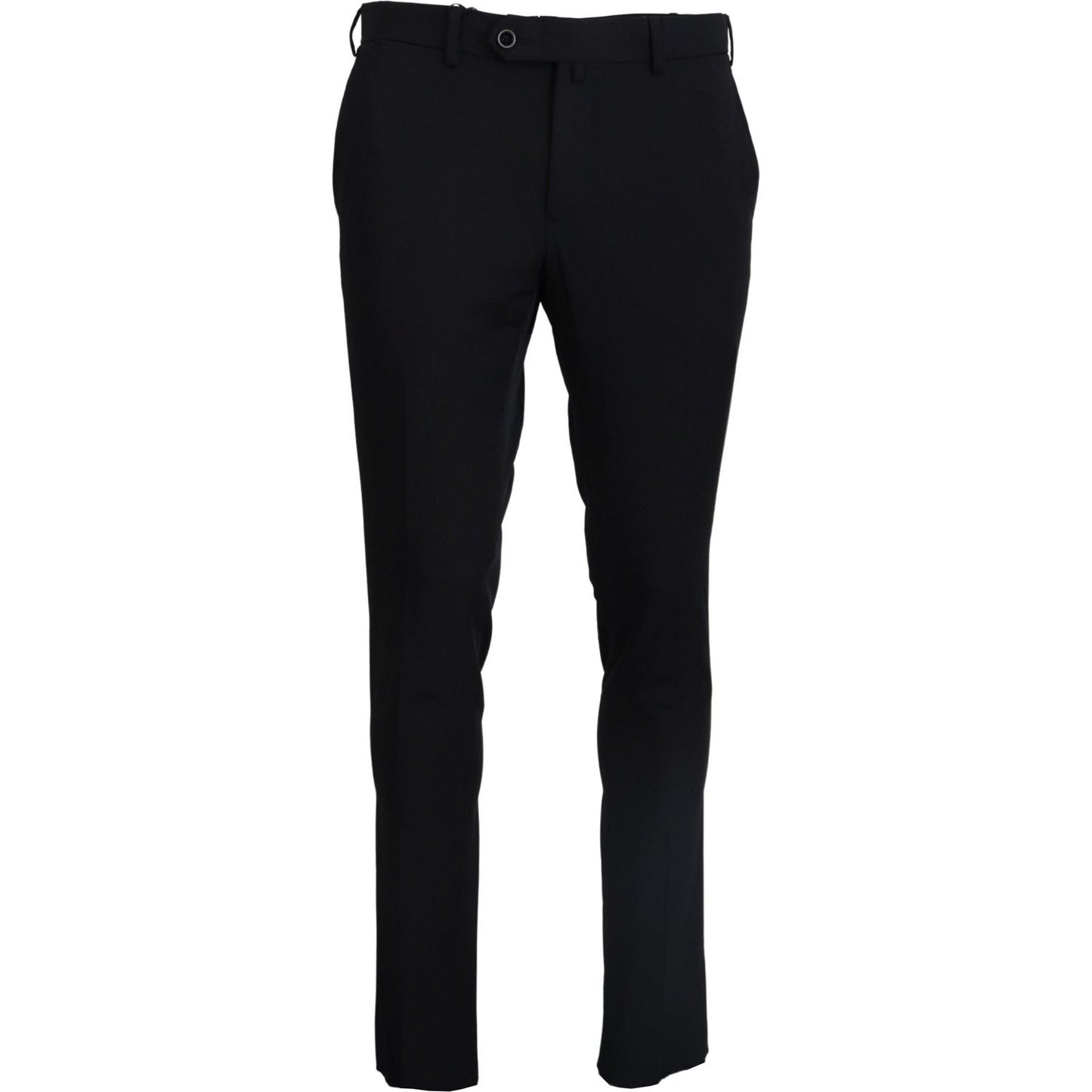 Domenico Tagliente Elegant Black Italian Dress Pants Domenico Tagliente Black