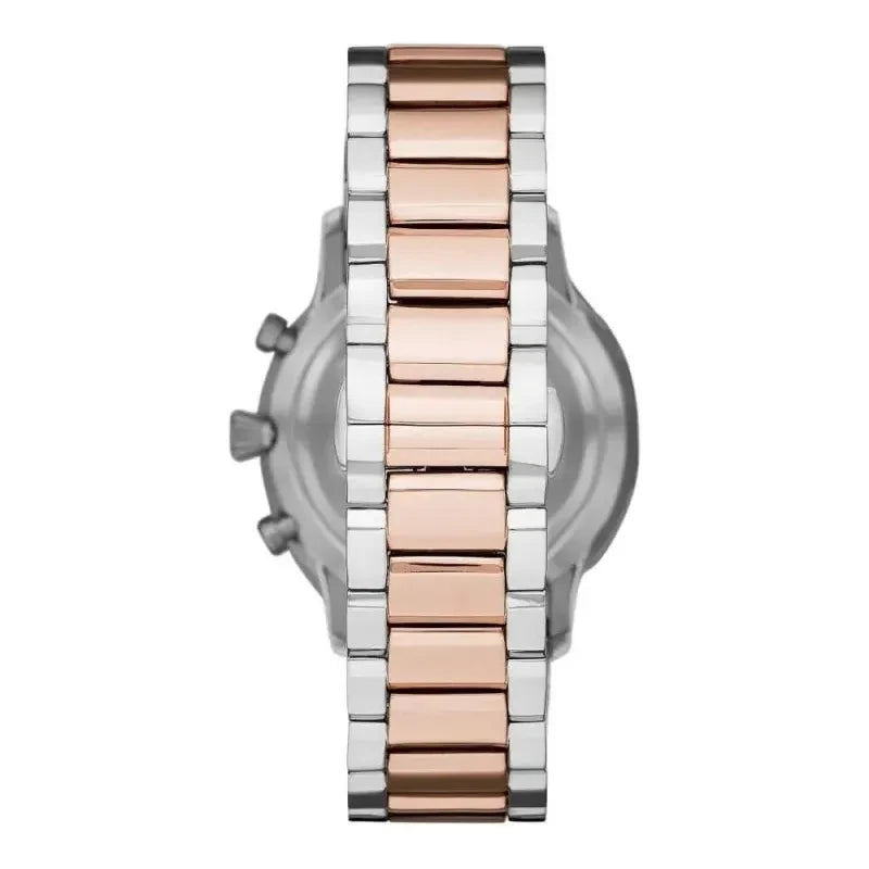 Emporio Armani Elegant Two-Tone Timepiece for Men Emporio Armani Light Gray