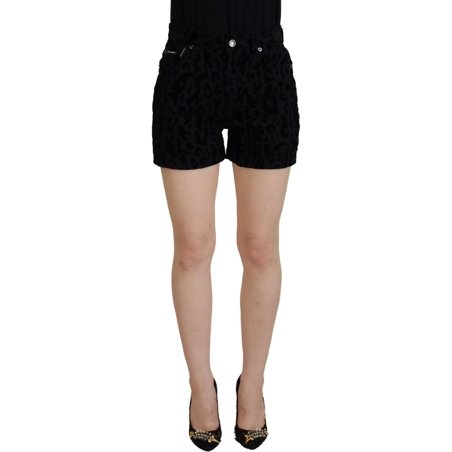 Dolce & Gabbana Chic Mid Waist Hot Pants Shorts Dolce & Gabbana Rosy Brown