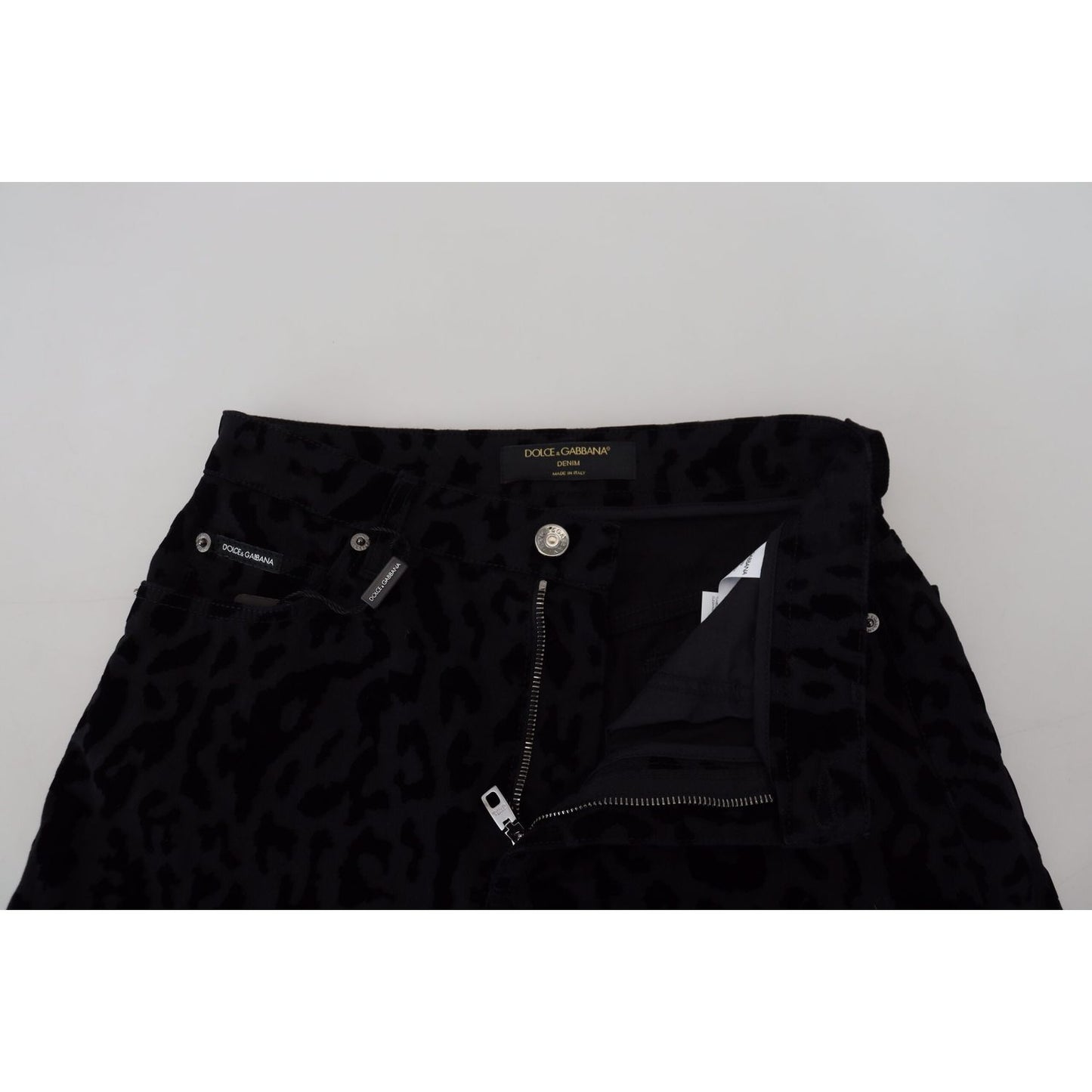 Dolce & Gabbana Chic Mid Waist Hot Pants Shorts Dolce & Gabbana Gray