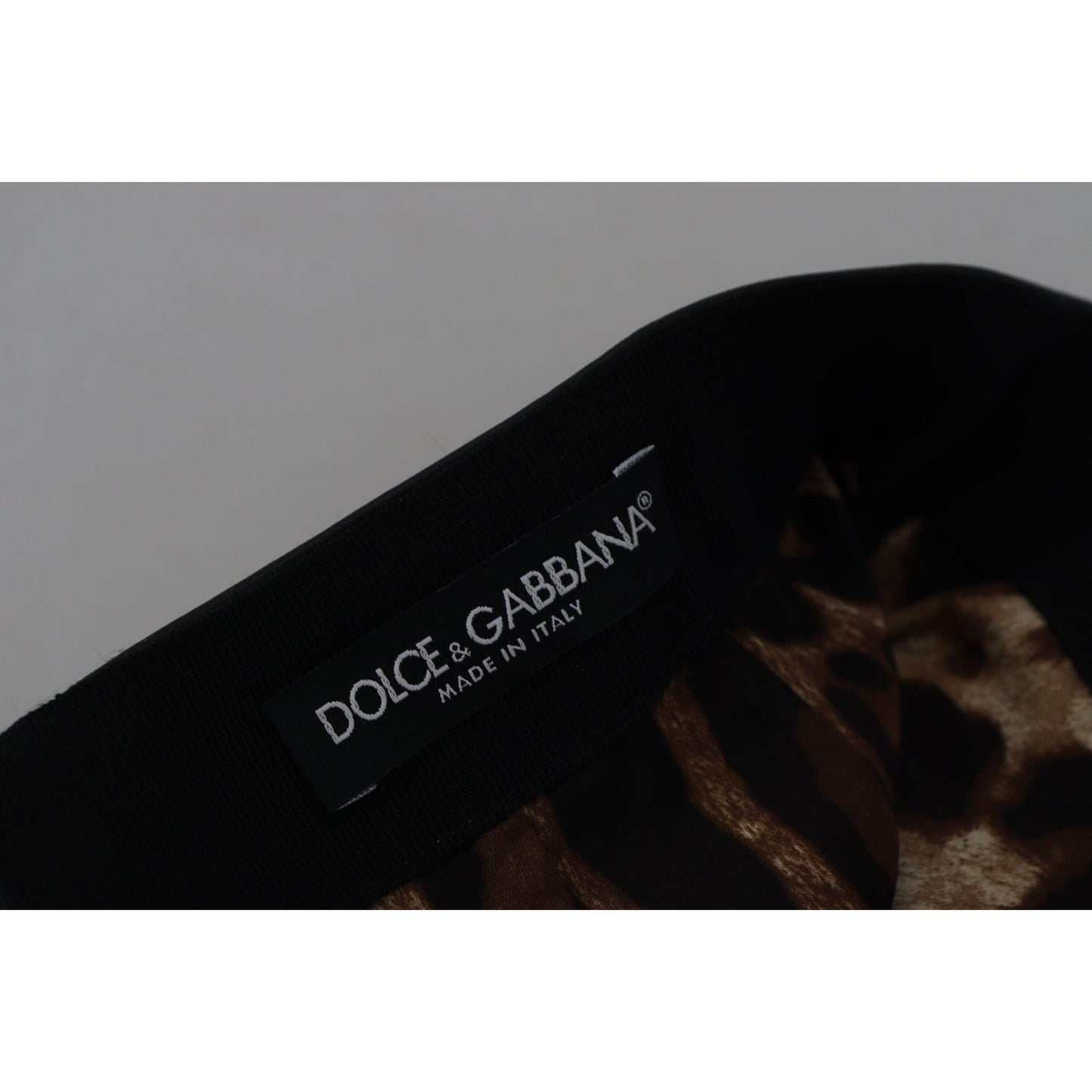 Dolce & Gabbana Chic High Waist A-Line Leather Mini Skirt Dolce & Gabbana Black