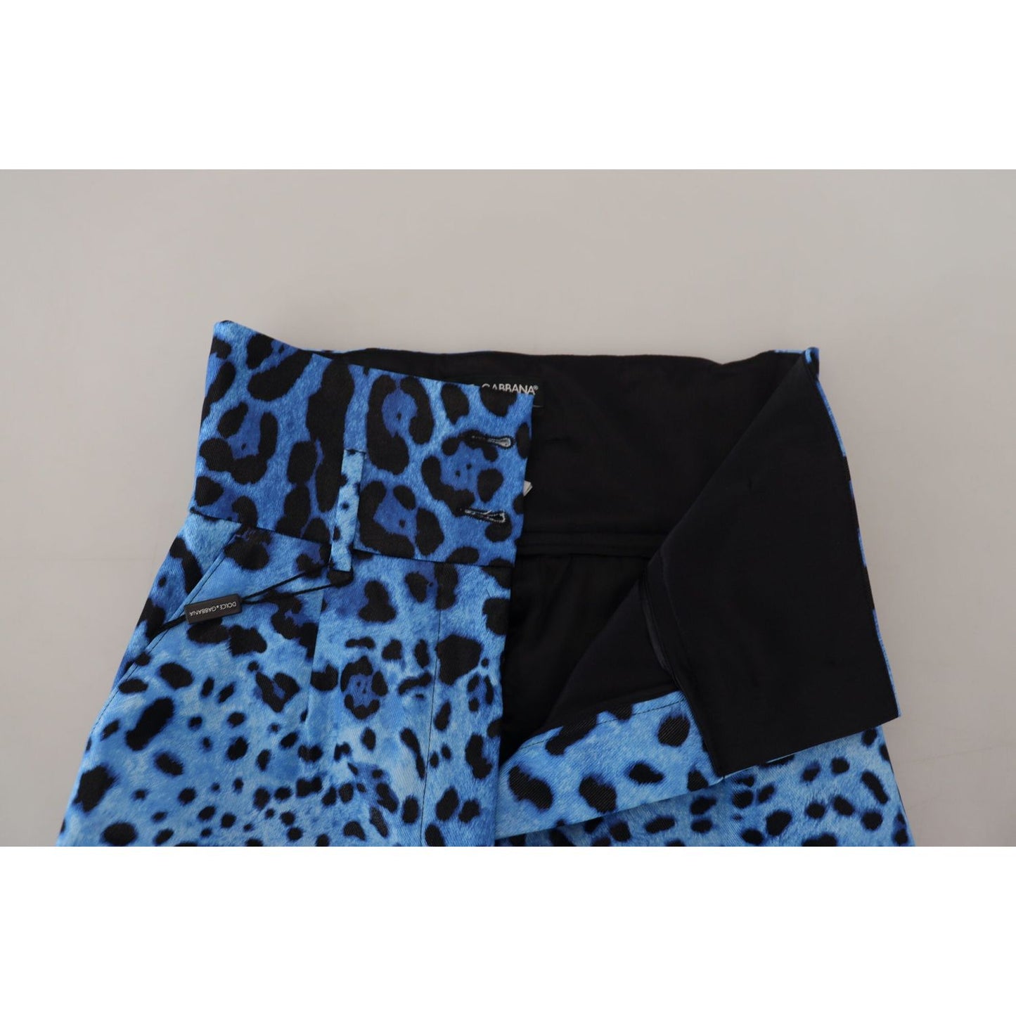 Dolce & Gabbana Elegant High Waist Straight Pants Dolce & Gabbana Black