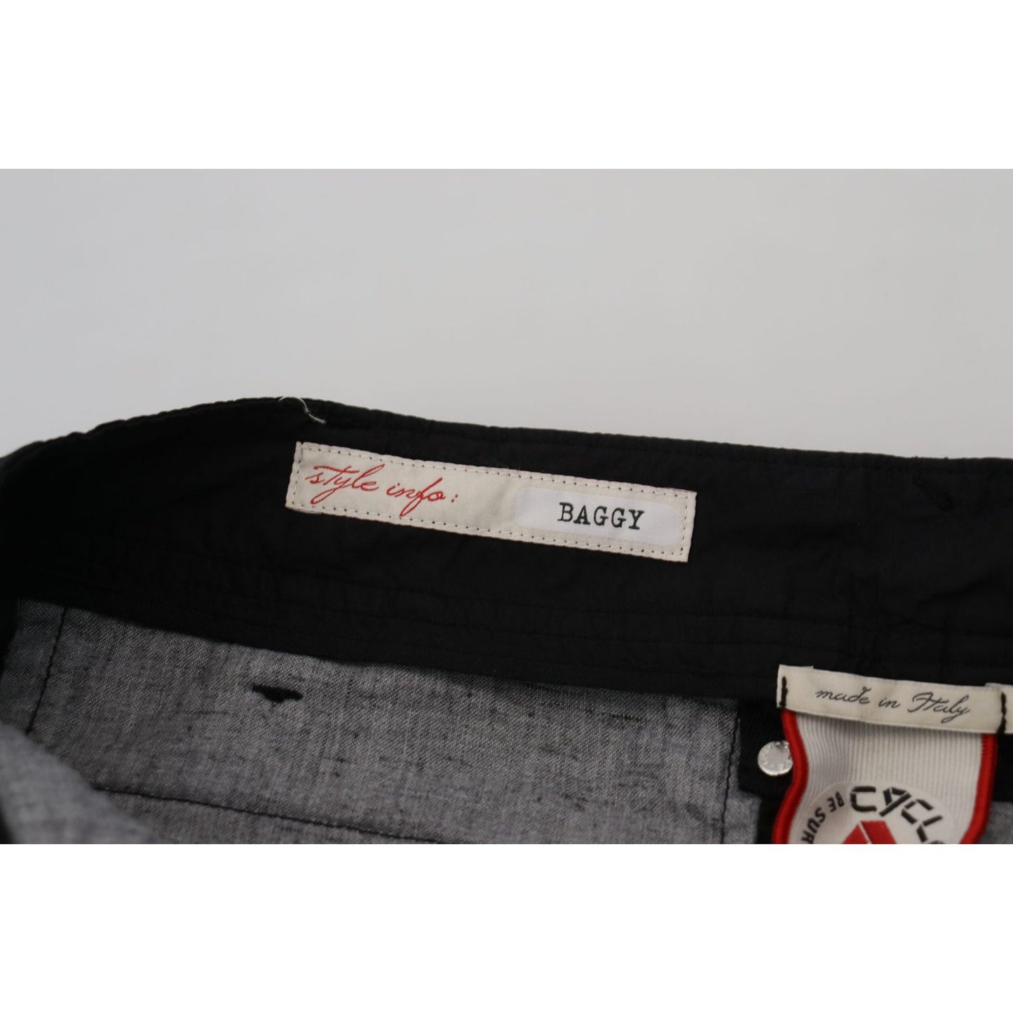 CYCLE Chic Tapered Black Cotton Pants CYCLE Dark Slate Gray