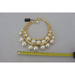 Dolce & Gabbana Dolce & Gabbana Elegant Faux Pearl Embellished Gold Choker SMY101066 1728,67345645728,Dolce & Gabbana,Jewelry,Necklaces - Women - Jewelry,New with tags,White,Women,Women - Jewelry