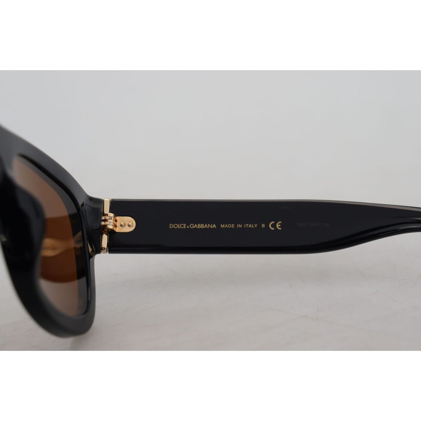 Dolce & Gabbana Chic Brown Acetate Sunglasses Dolce & Gabbana Gray