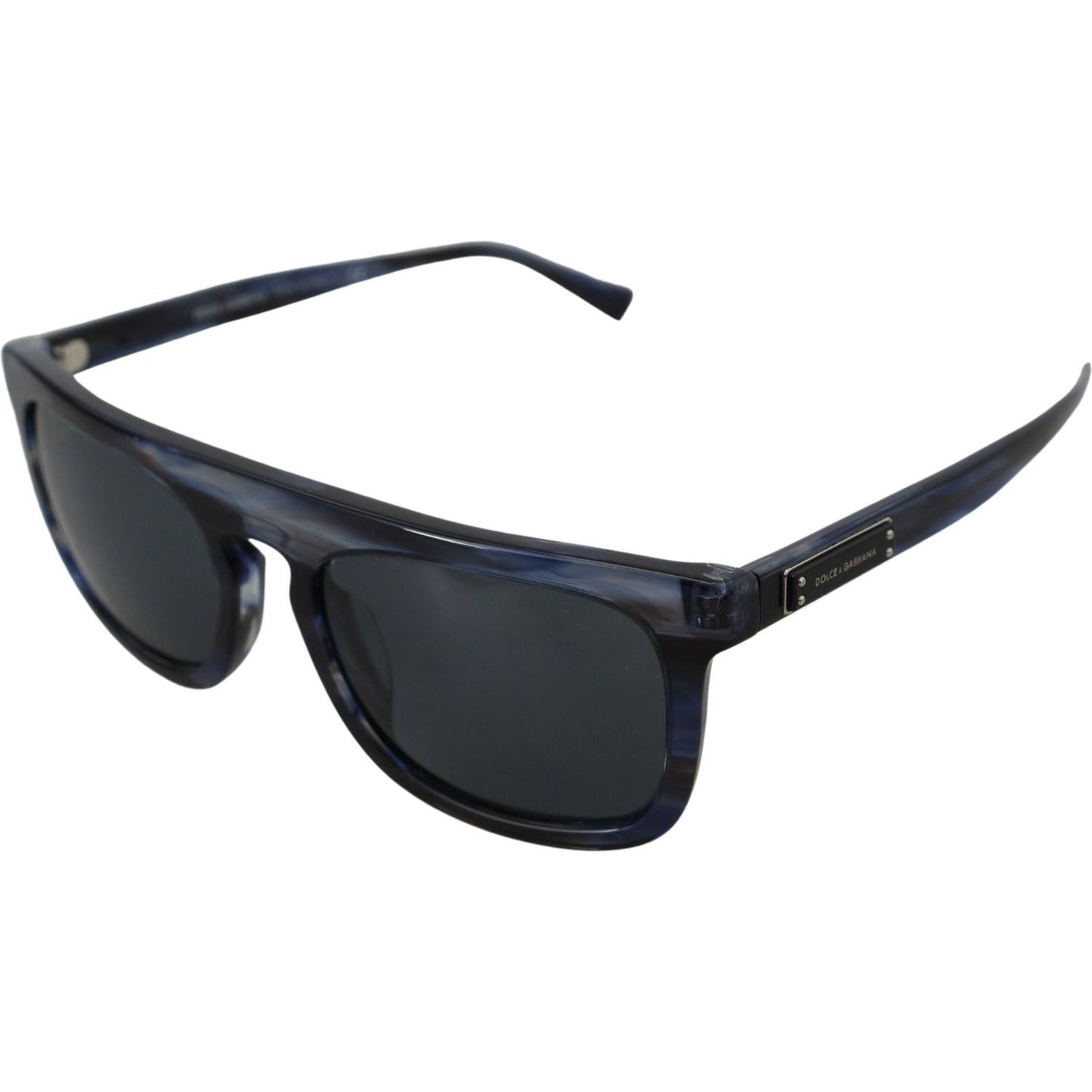 Dolce & Gabbana Elegant Blue Acetate Sunglasses for Women Dolce & Gabbana Dark Slate Gray
