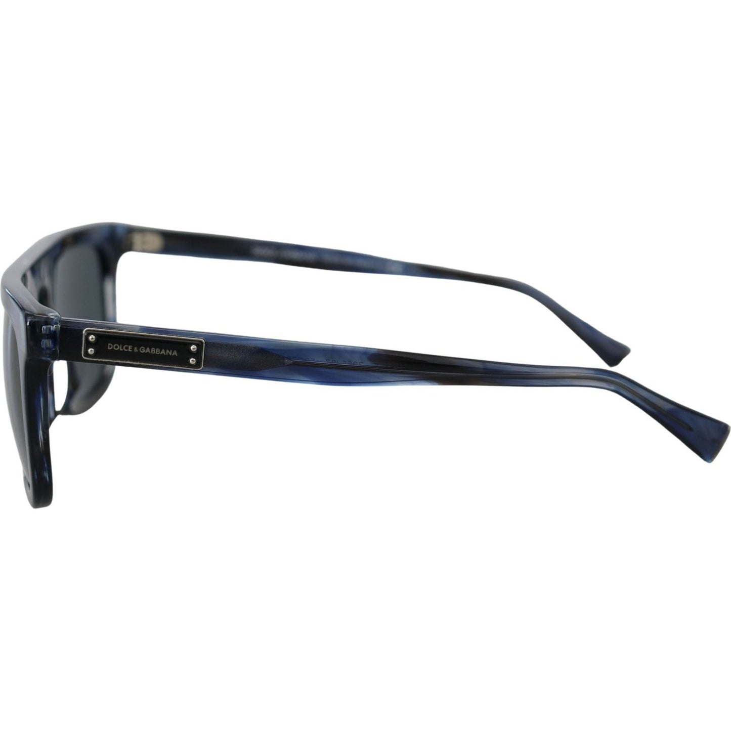 Dolce & Gabbana Elegant Blue Acetate Sunglasses for Women Dolce & Gabbana Dark Slate Gray