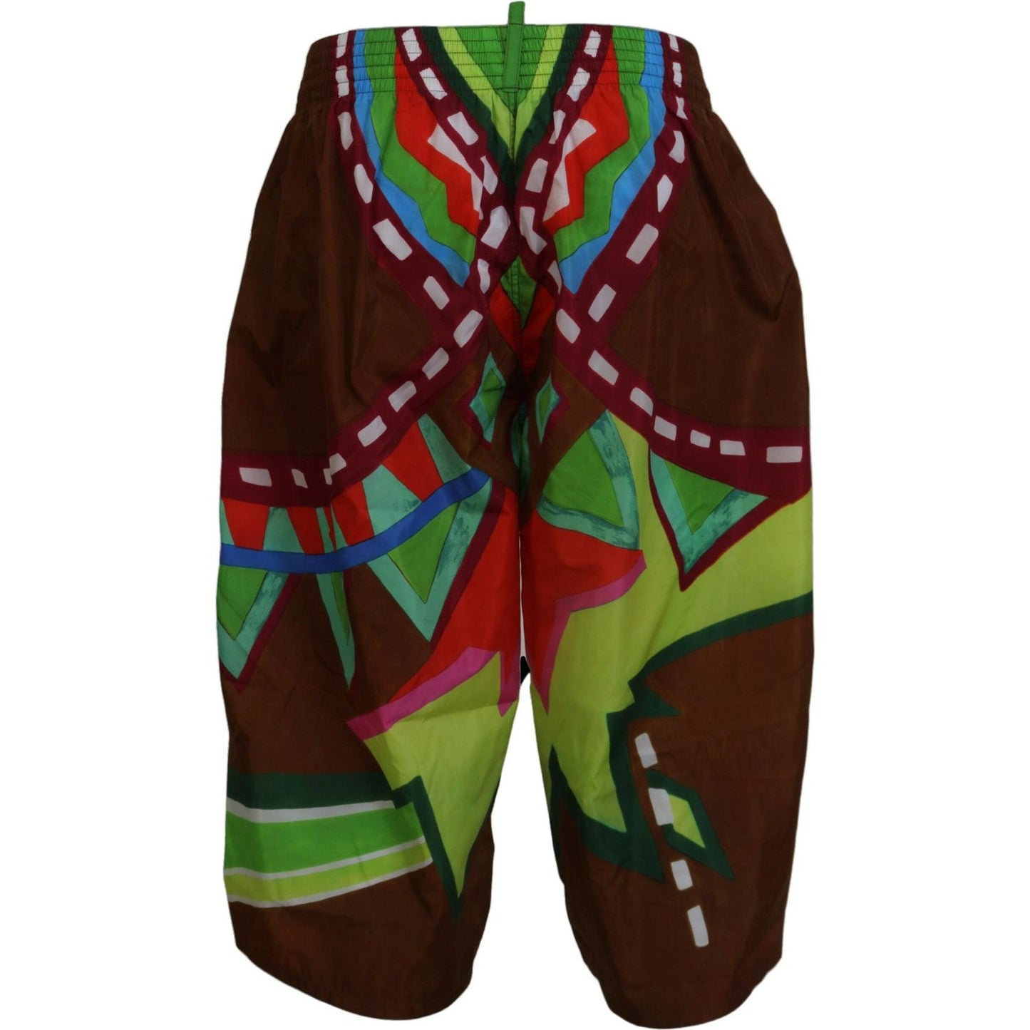 Dsquared² Exclusive Multicolor Printed Swim Shorts Dsquared² Dark Slate Gray