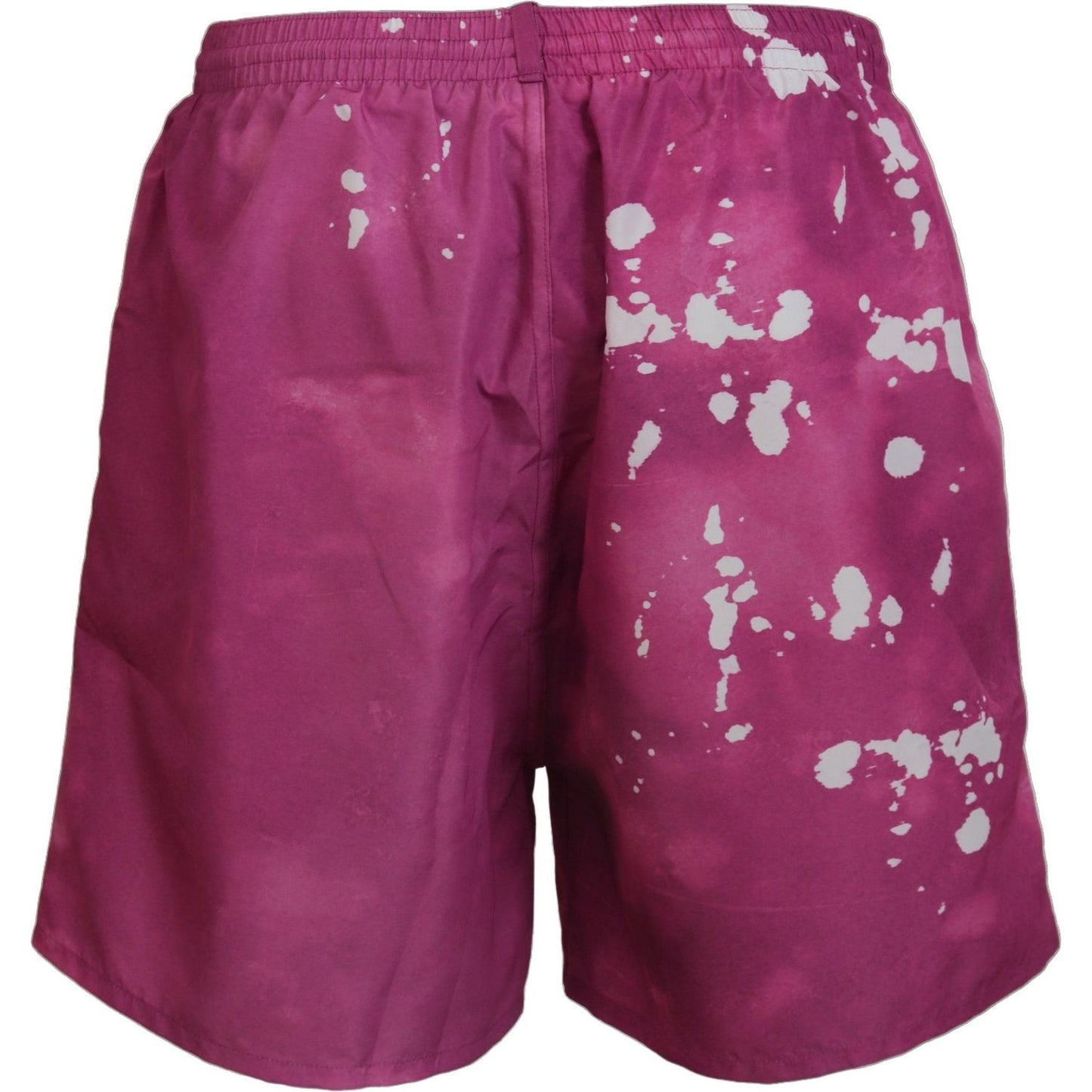 Dsquared² Pink Tie Dye Swim Shorts Boxer Dsquared² Maroon